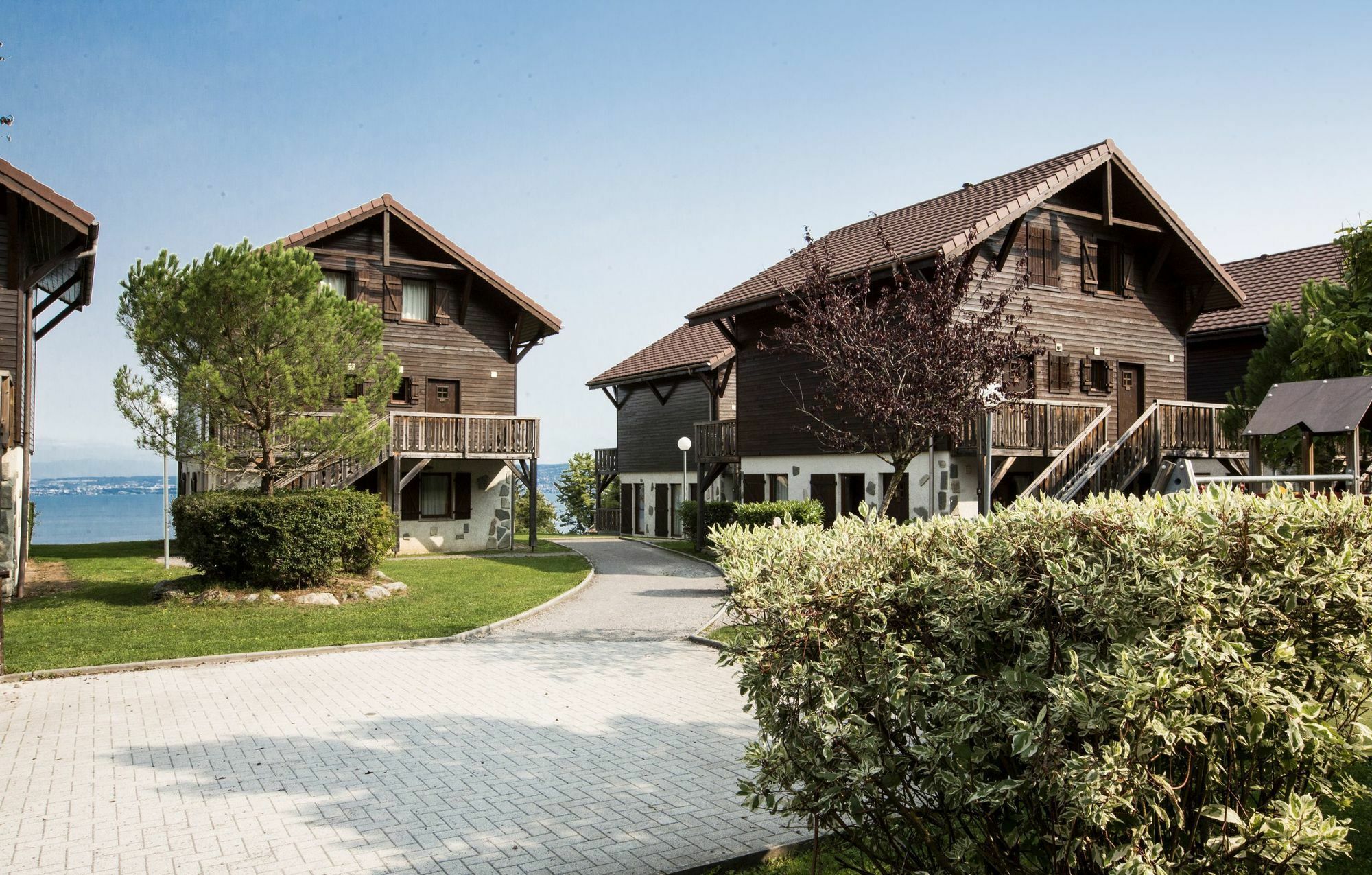 Résidence Odalys Les Chalets d'Evian Exterior foto